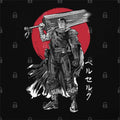 Black Swordsman Sumi-e T-Shirt Hoodie, Sweatshirt | CiraTrend.com (Image 1)