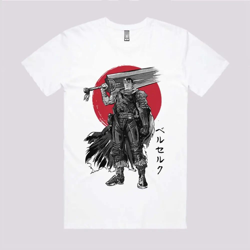 Black Swordsman Sumi-e T-Shirt Hoodie, Sweatshirt | CiraTrend.com (Image 5)