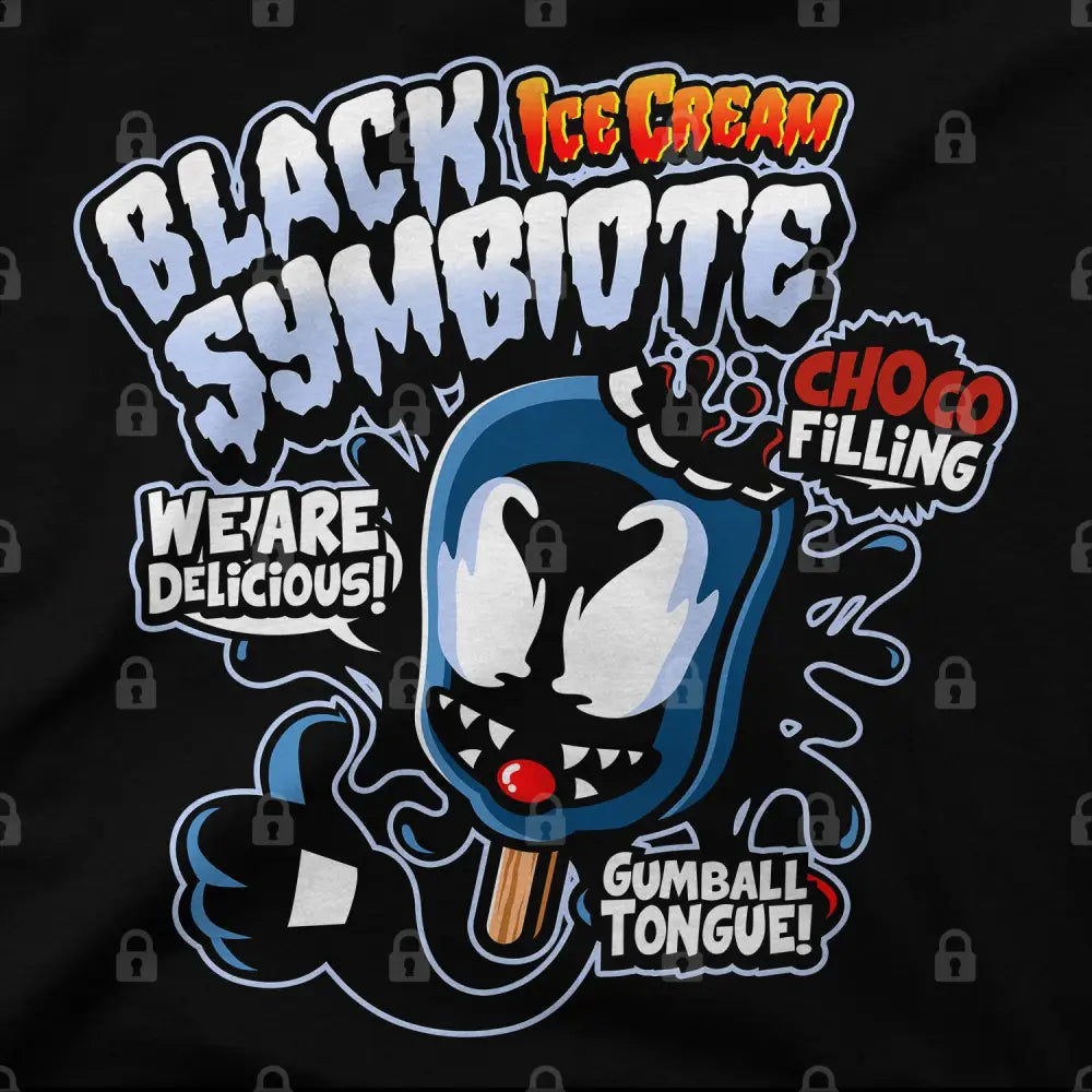 Black Symbiote Ice Cream T-Shirt Hoodie, Sweatshirt | CiraTrend.com (Image 1)
