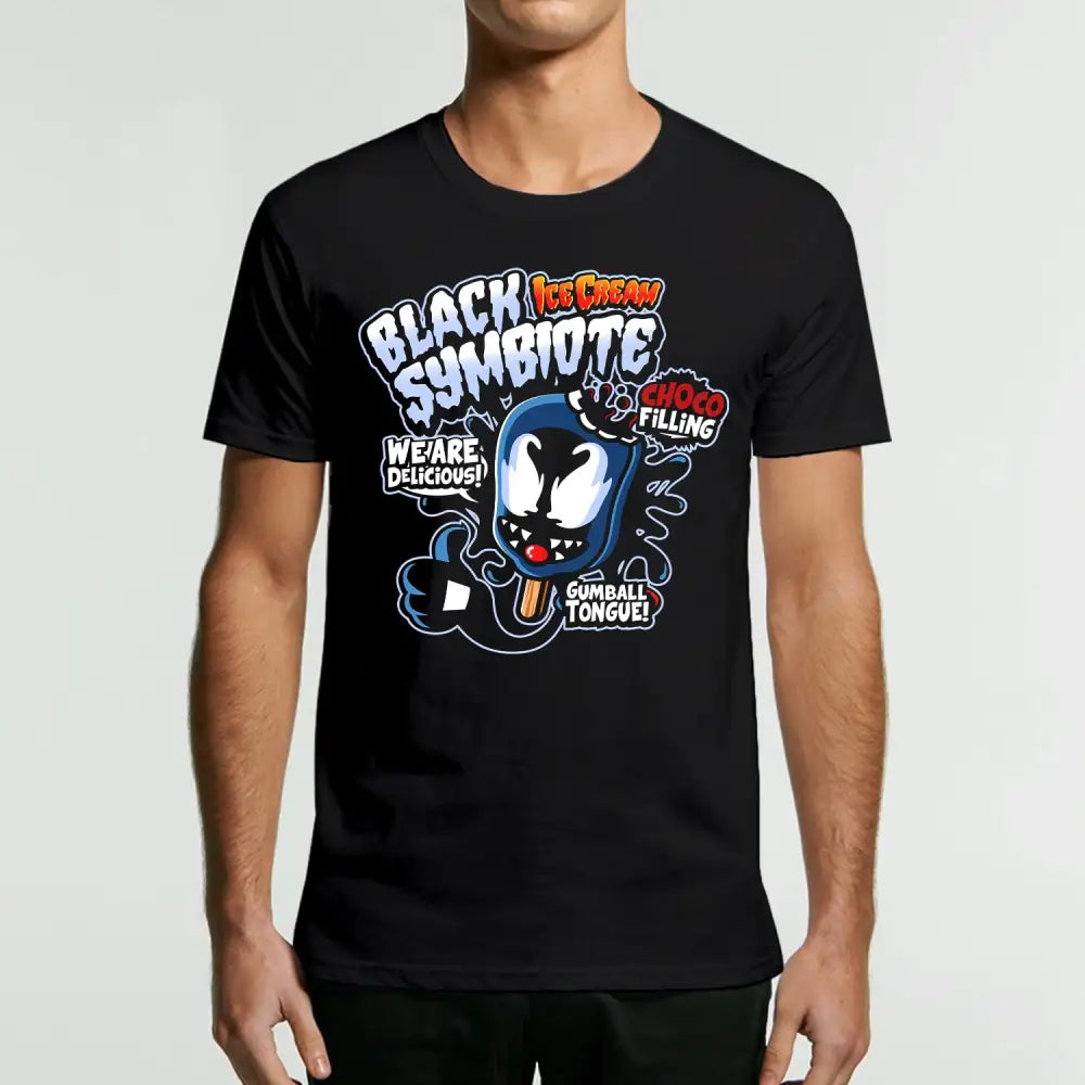 Black Symbiote Ice Cream T-Shirt Hoodie, Sweatshirt | CiraTrend.com (Image 3)