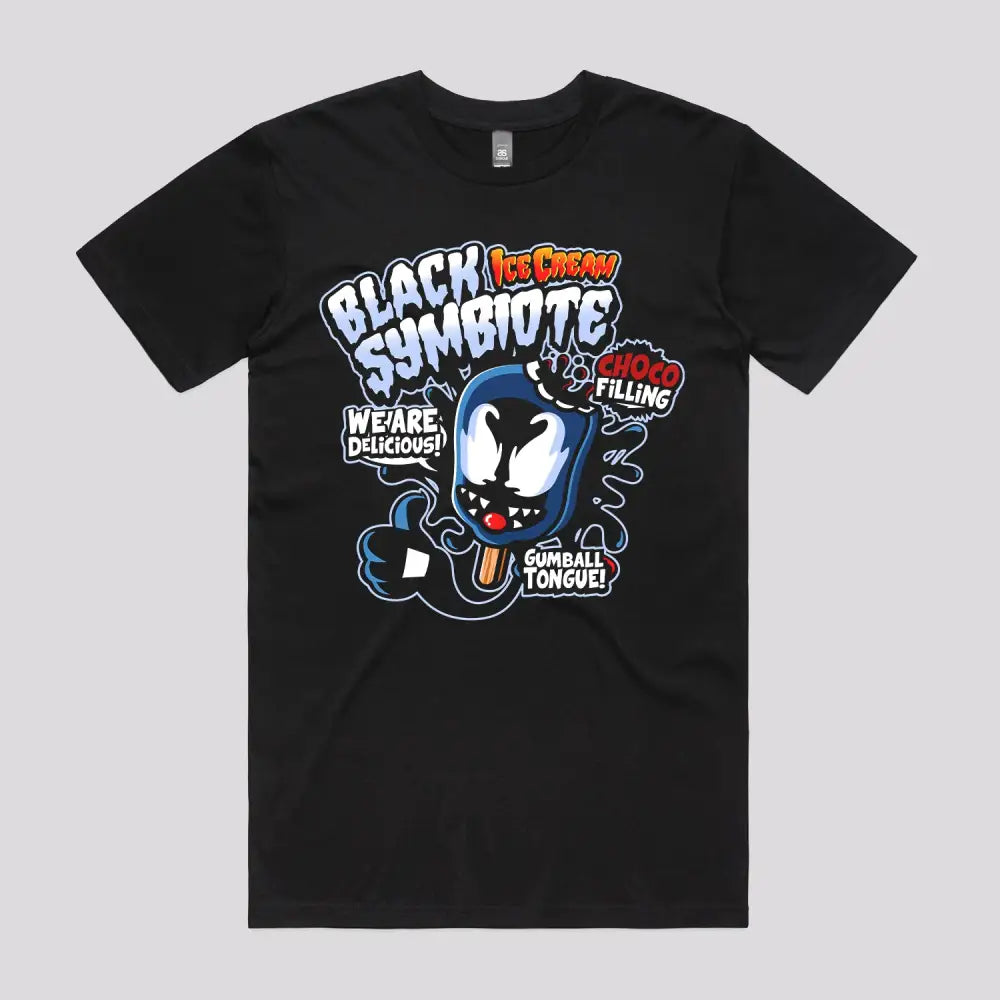 Black Symbiote Ice Cream T-Shirt Hoodie, Sweatshirt | CiraTrend.com (Image 2)