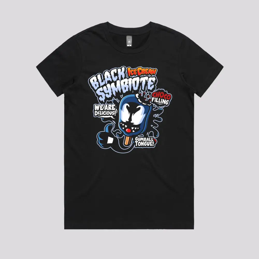 Black Symbiote Ice Cream T-Shirt Hoodie, Sweatshirt | CiraTrend.com (Image 4)
