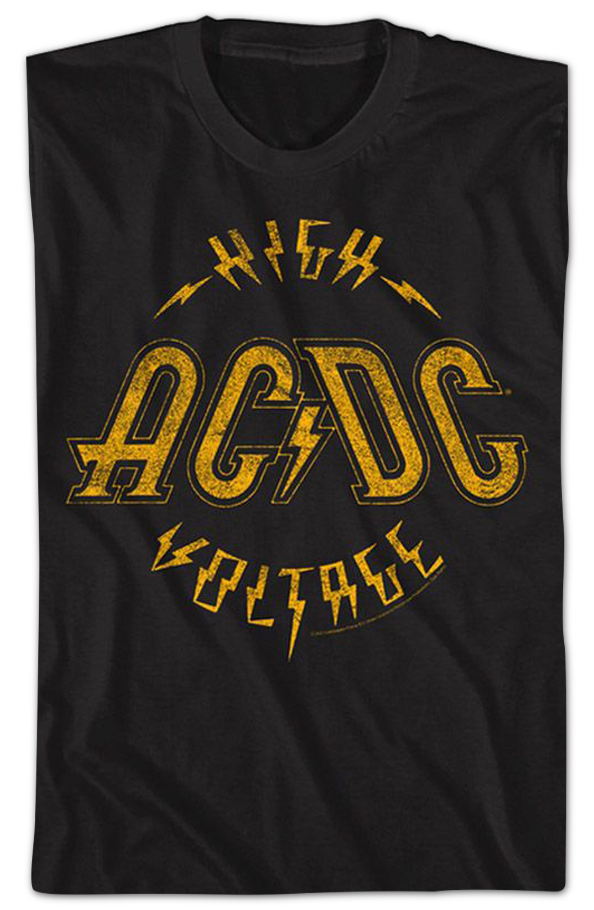 Black Vintage High Voltage ACDC Shirt Hoodie, Sweatshirt | CiraTrend.com (Image 2)