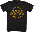 Black Vintage High Voltage ACDC Shirt Hoodie, Sweatshirt | CiraTrend.com (Image 1)