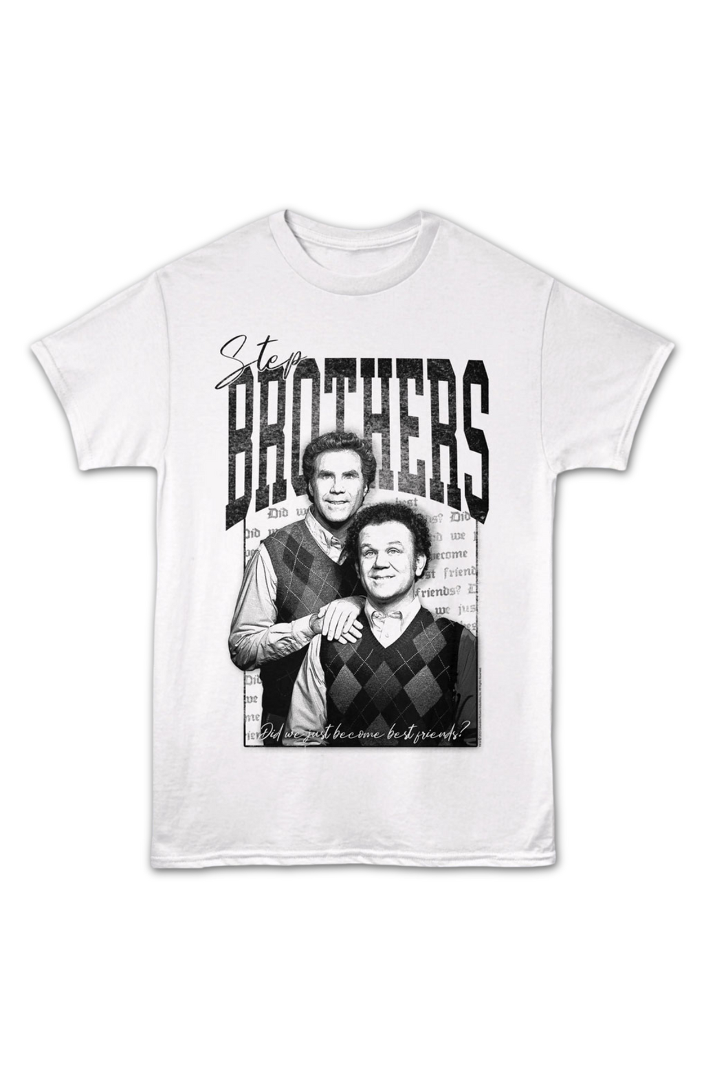 Black & White Best Friends Photo Step Brothers T-Shirt Hoodie, Sweatshirt | CiraTrend.com (Image 2)