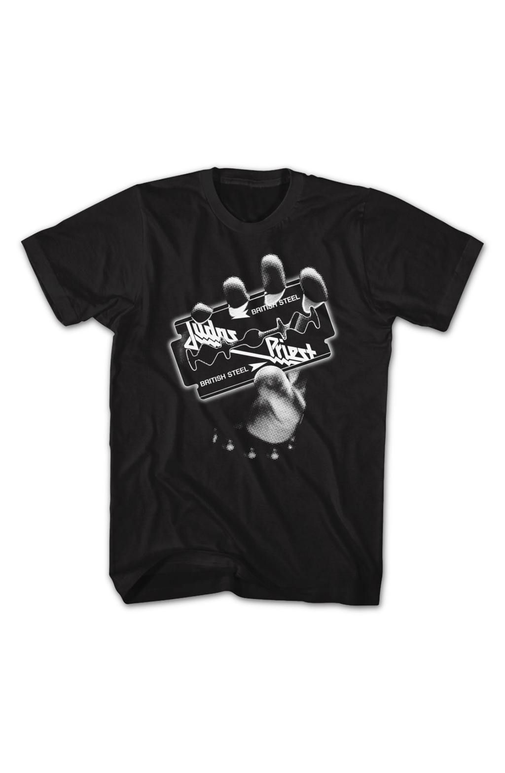 Black & White British Steel Judas Priest T-Shirt Hoodie, Sweatshirt | CiraTrend.com (Image 2)