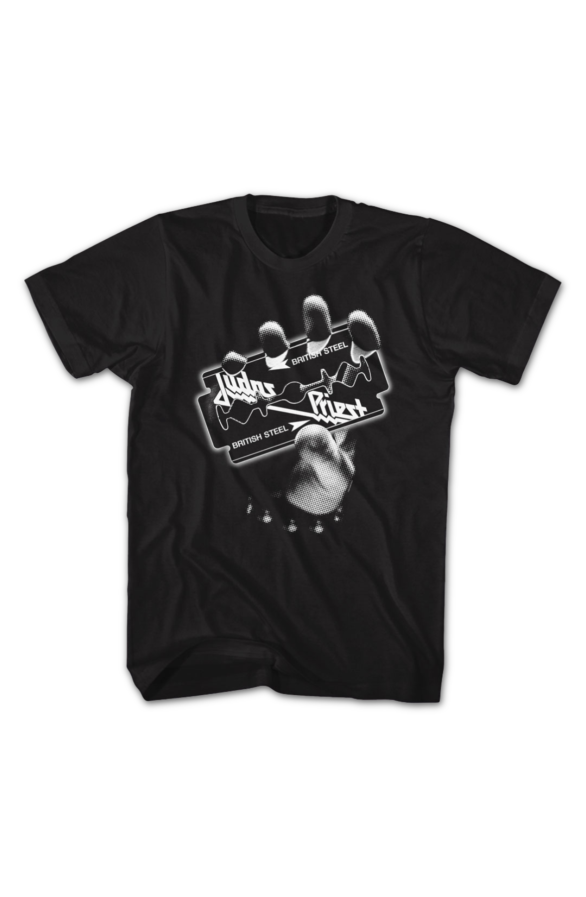 Black & White British Steel Judas Priest T-Shirt Hoodie, Sweatshirt | CiraTrend.com (Image 2)