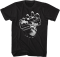 Black & White British Steel Judas Priest T-Shirt Hoodie, Sweatshirt | CiraTrend.com (Image 1)