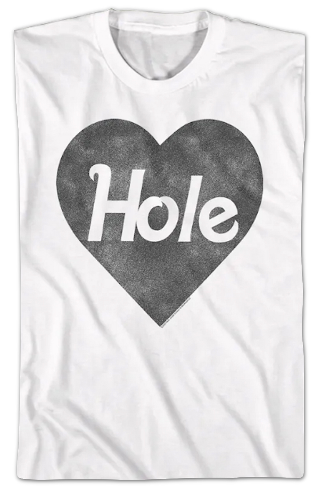 Black & White Heart Logo Hole T-Shirt Hoodie, Sweatshirt | CiraTrend.com (Image 2)