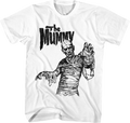 Black & White Monster The Mummy T-Shirt Hoodie, Sweatshirt | CiraTrend.com (Image 1)