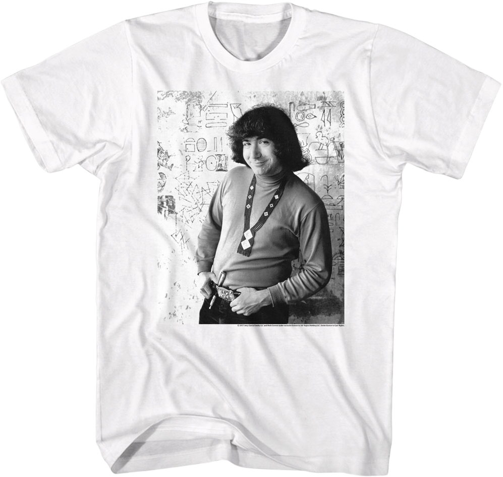 Black & White Photo Jerry Garcia T-Shirt Hoodie, Sweatshirt | CiraTrend.com (Image 1)