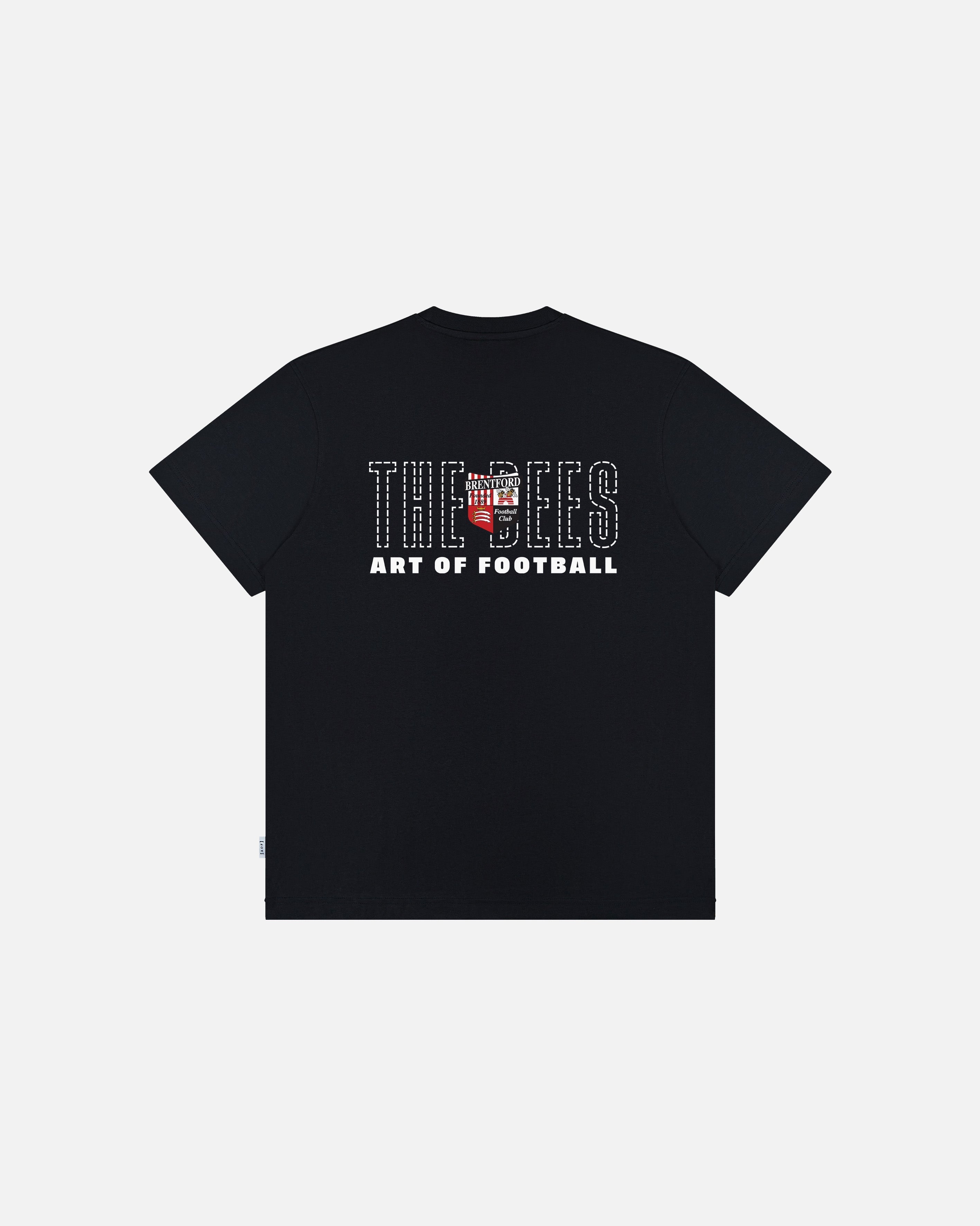Brentford 90s Black Tee Hoodie, Sweatshirt | CiraTrend.com (Image 1)