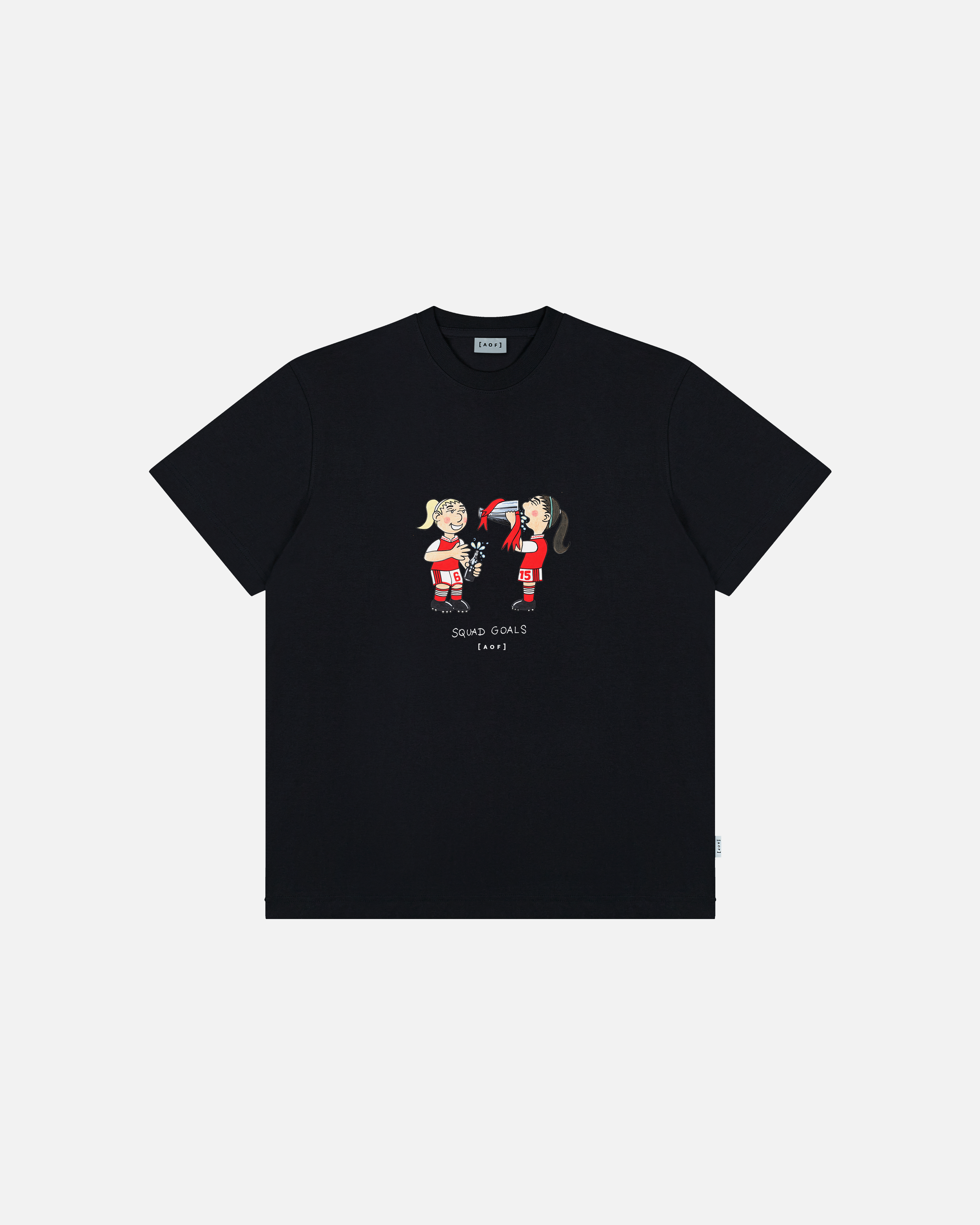 AFC Women's Squad Goals Black Tee Hoodie, Sweatshirt | CiraTrend.com