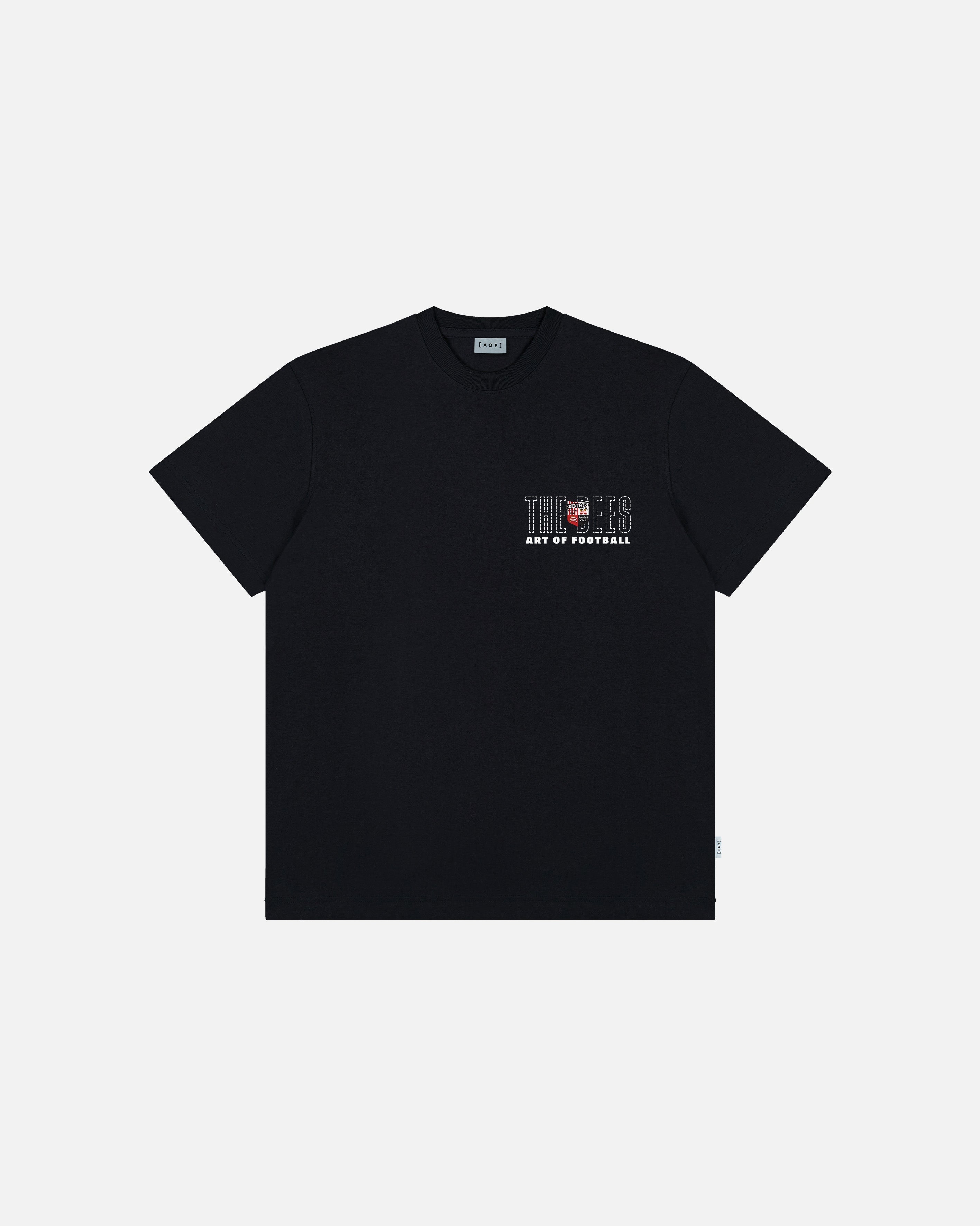 Brentford 90s Black Tee Hoodie, Sweatshirt | CiraTrend.com (Image 3)