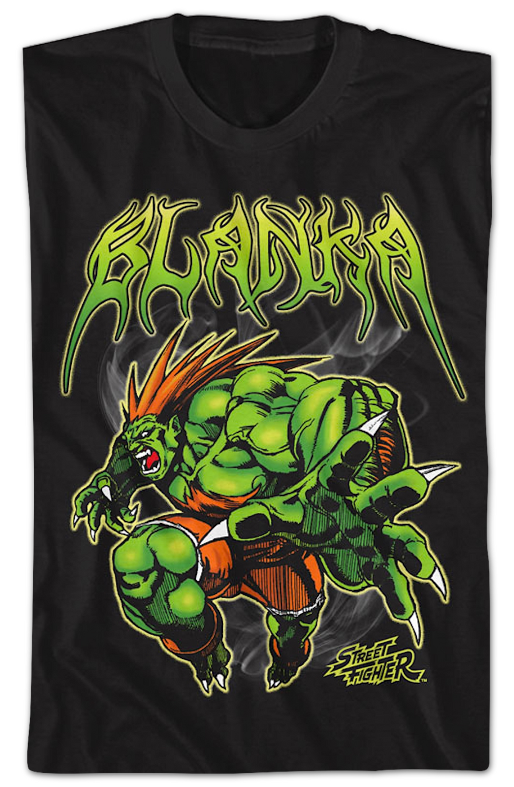 Blanka Attack Pose Street Fighter T-Shirt Hoodie, Sweatshirt | CiraTrend.com (Image 2)