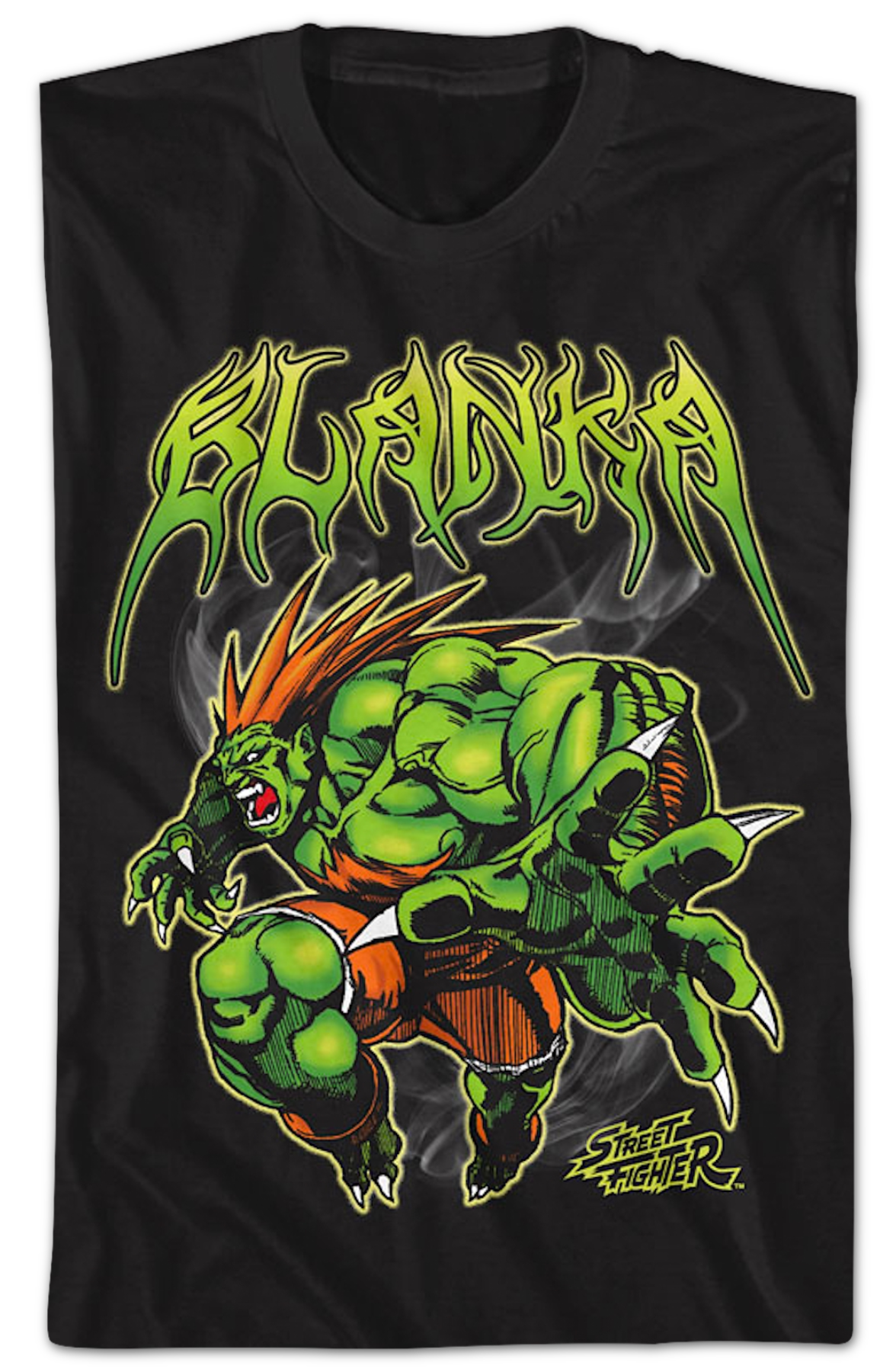 Blanka Attack Pose Street Fighter T-Shirt Hoodie, Sweatshirt | CiraTrend.com (Image 2)