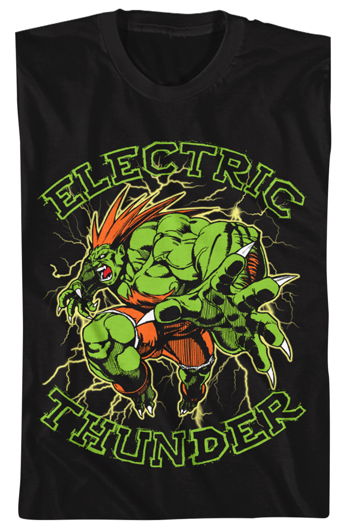 Blanka Electric Thunder T-Shirt Hoodie, Sweatshirt | CiraTrend.com (Image 2)