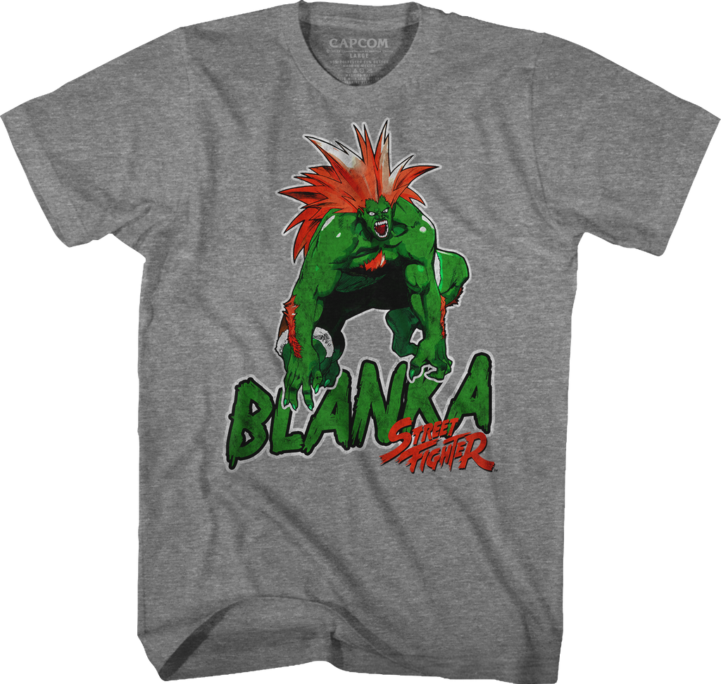 Blanka Street Fighter T-Shirt Hoodie, Sweatshirt | CiraTrend.com (Image 1)