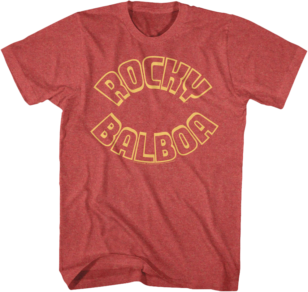 Block Letters Rocky Balboa T-Shirt Hoodie, Sweatshirt | CiraTrend.com (Image 1)