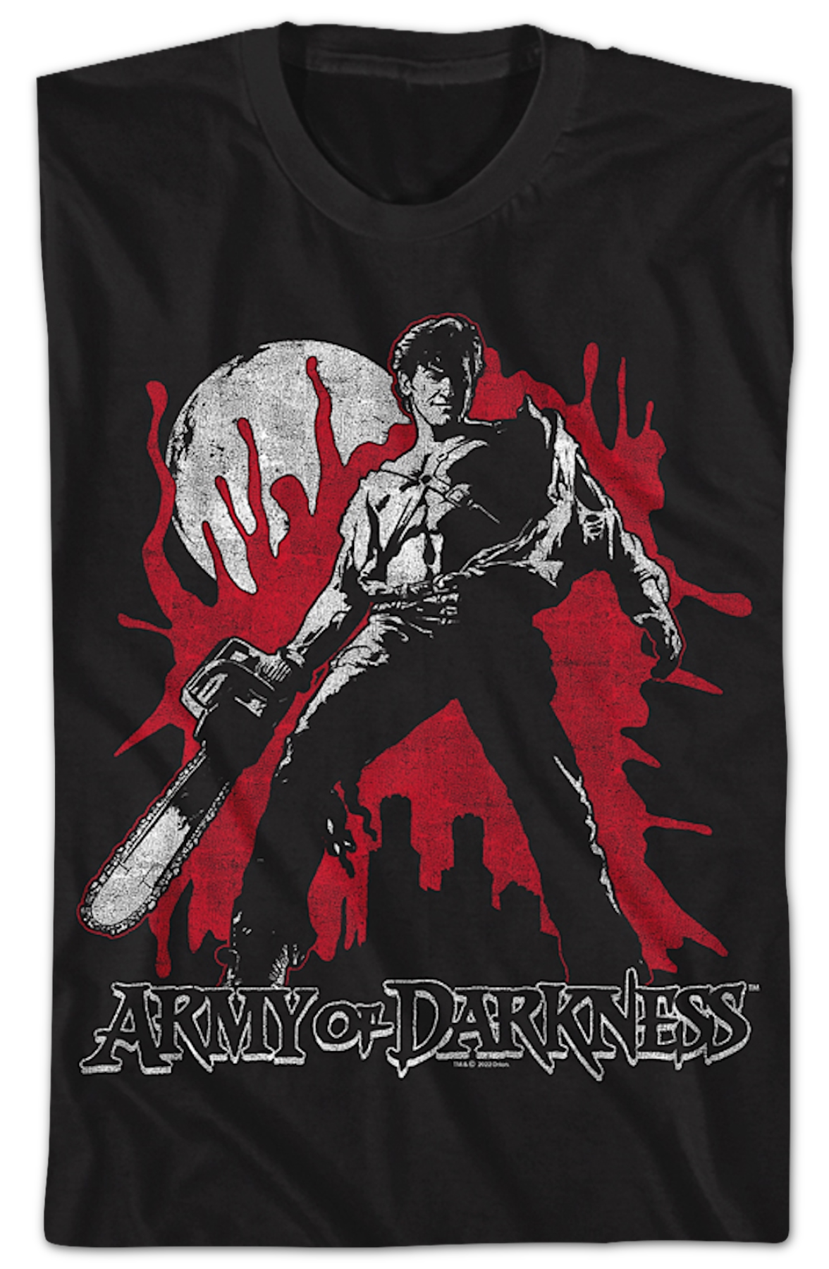 Blood-Splattered Army of Darkness T-Shirt Hoodie, Sweatshirt | CiraTrend.com (Image 2)