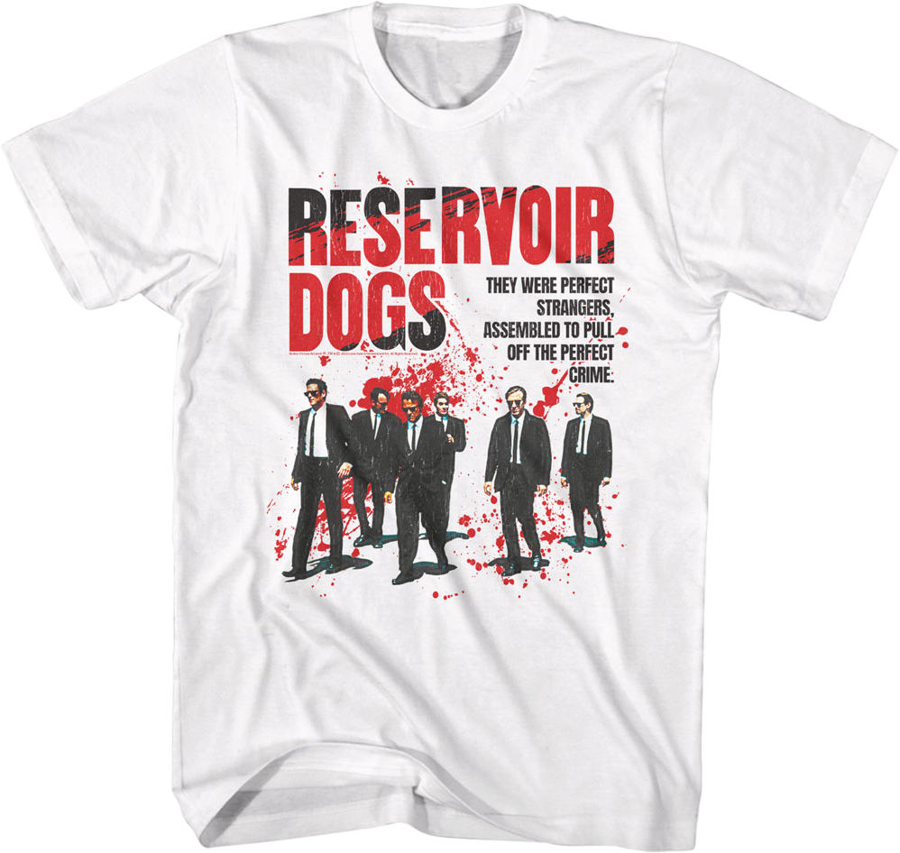 Blood-Splattered Reservoir Dogs T-Shirt Hoodie, Sweatshirt | CiraTrend.com (Image 1)