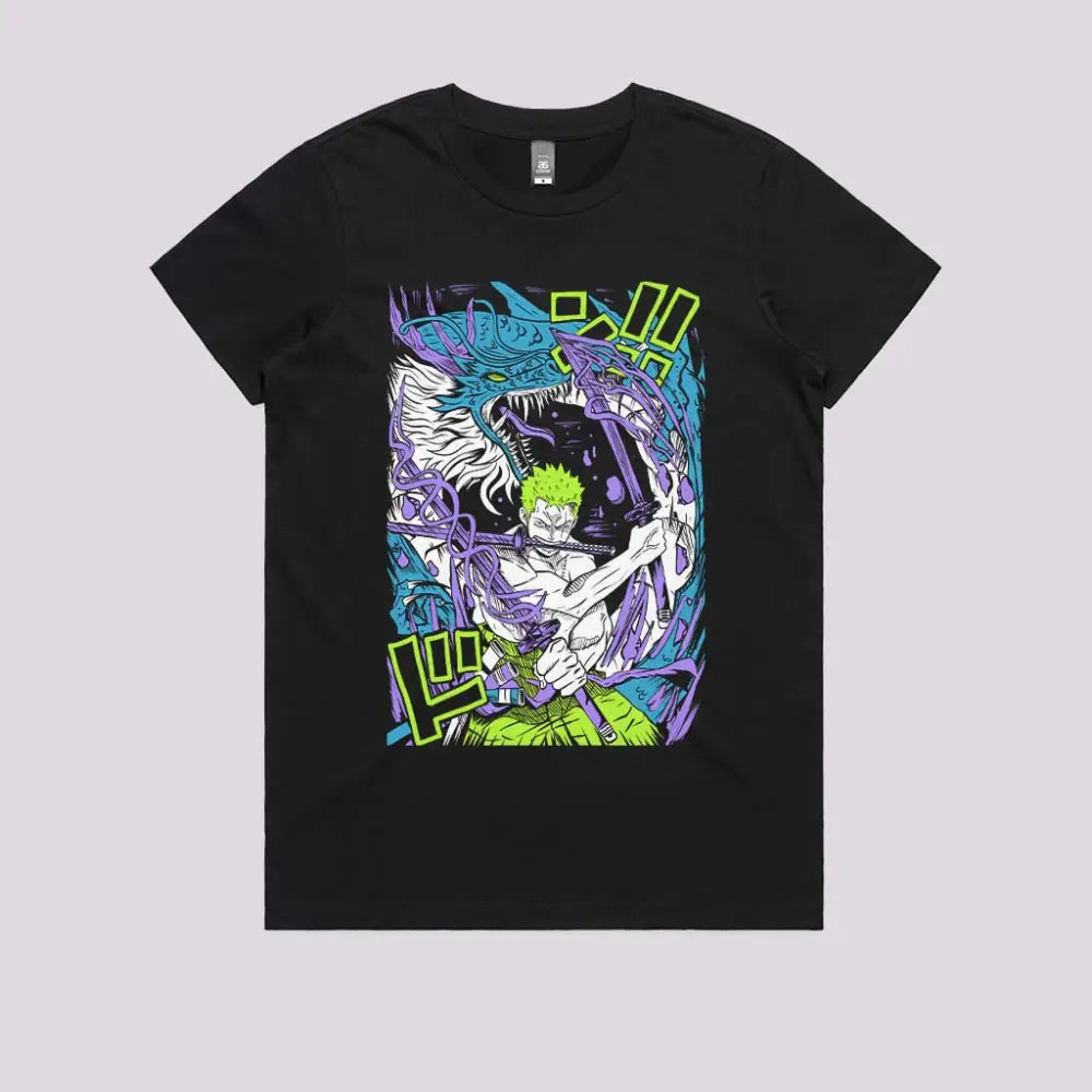 Blue Dragon Swordsman T-Shirt Hoodie, Sweatshirt | CiraTrend.com (Image 3)