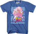 Blue Faux Knit Jem Christmas T-Shirt Hoodie, Sweatshirt | CiraTrend.com (Image 1)