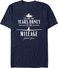Blue It's Not The Years It's The Mileage Indiana Jones T-Shirt Hoodie, Sweatshirt | CiraTrend.com (Image 1)