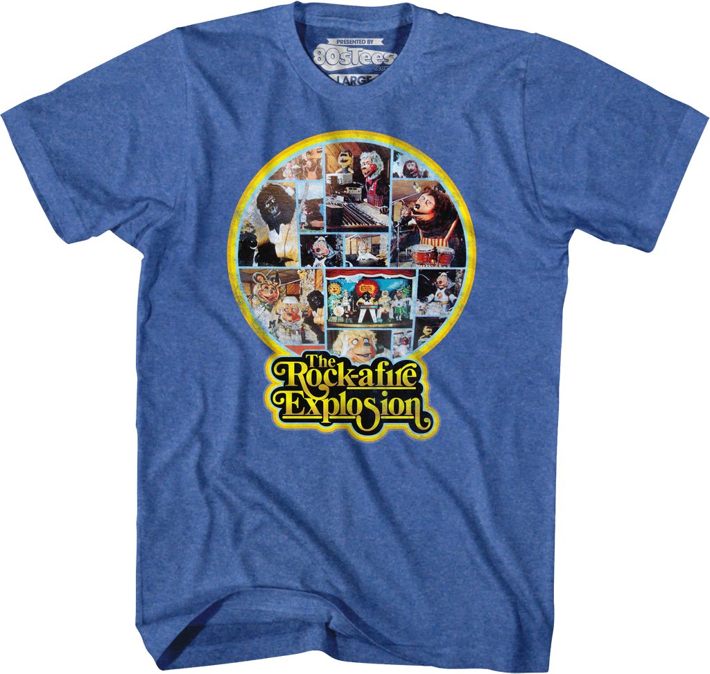 Blue 1st Album Back Cover Rock-afire Explosion T-Shirt Hoodie, Sweatshirt | CiraTrend.com (Image 1)