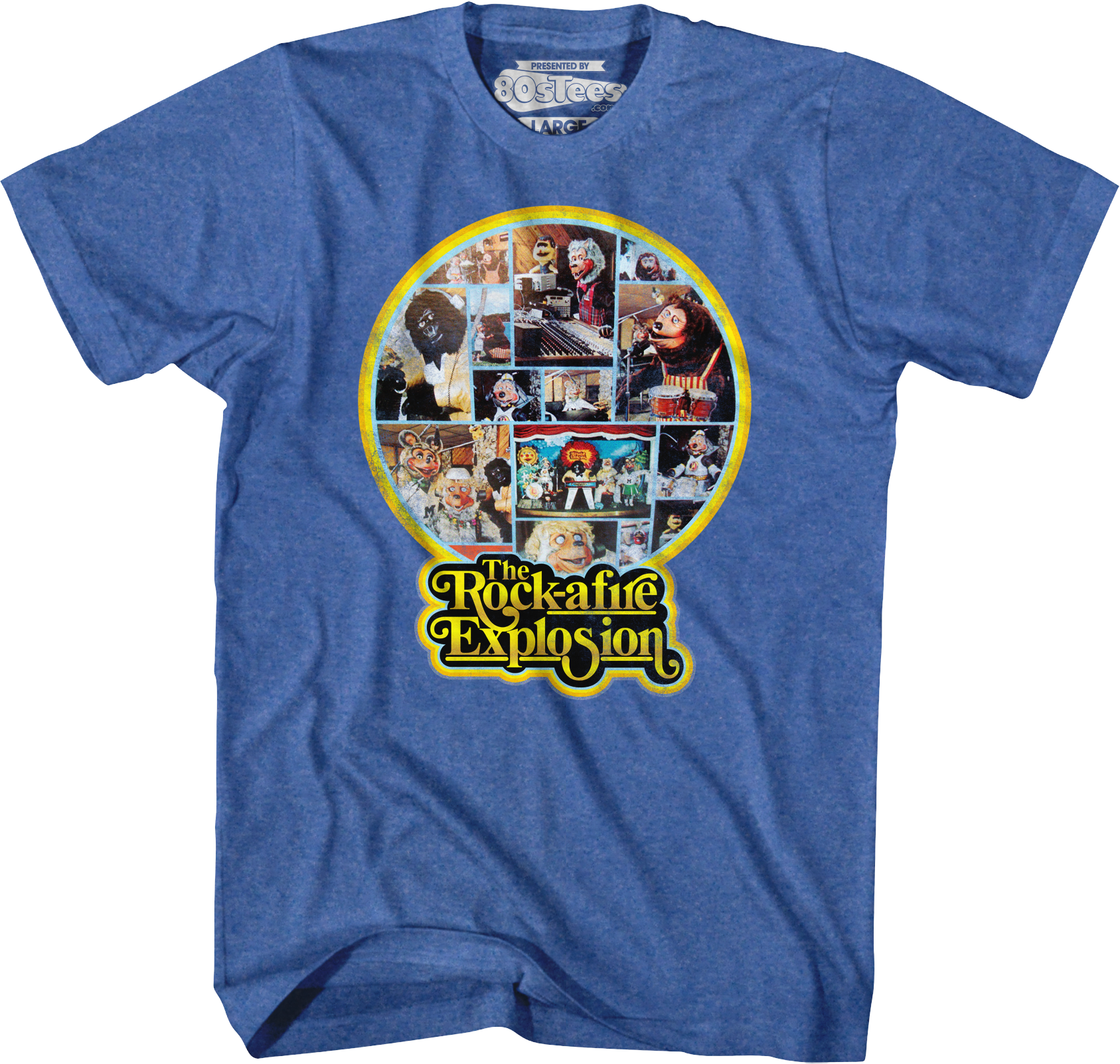 Blue 1st Album Back Cover Rock-afire Explosion T-Shirt Hoodie, Sweatshirt | CiraTrend.com (Image 1)
