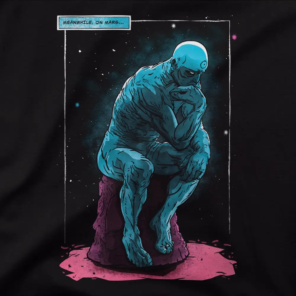 Blue Thinker T-Shirt Hoodie, Sweatshirt | CiraTrend.com (Image 4)