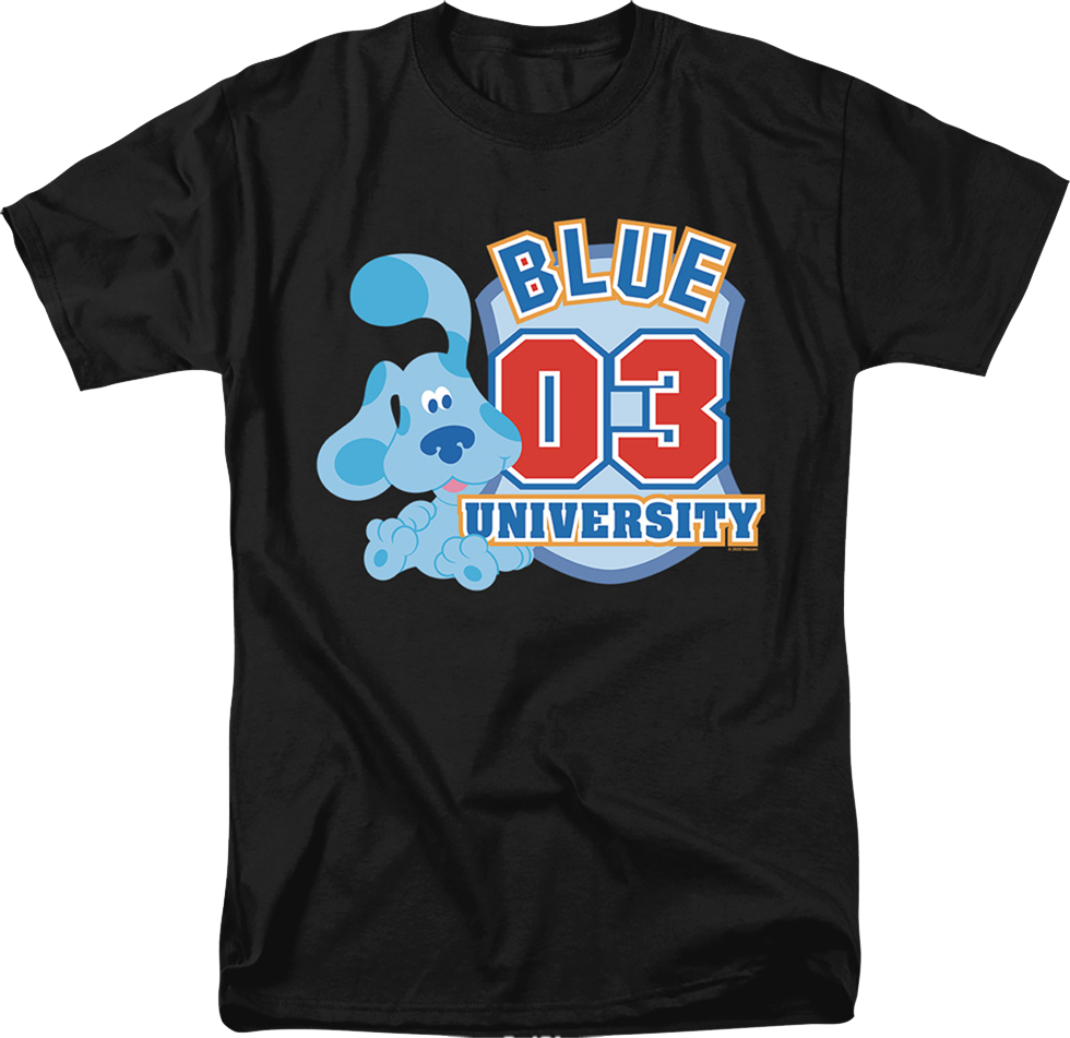 Blue University Blue's Clues T-Shirt Hoodie, Sweatshirt | CiraTrend.com (Image 1)