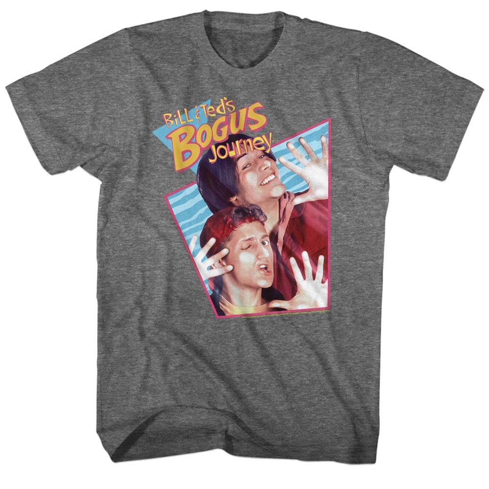 Bill Ted S S Bogus Rhombus W Texture Heather Graphite Heather T-Shirts, Hoodie, Sweatshirt