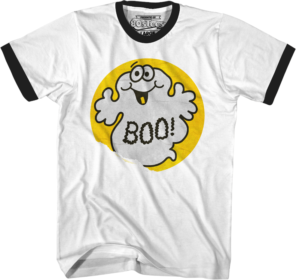 Boo Ghost Scratch & Sniff Sticker T-Shirts, Hoodie, Sweatshirt