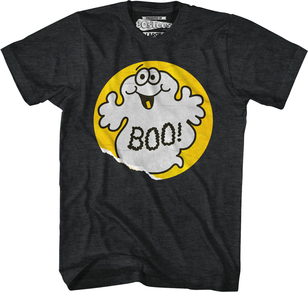 Boo Ghost Scratch & Sniff Sticker T-Shirts, Hoodie, Sweatshirt