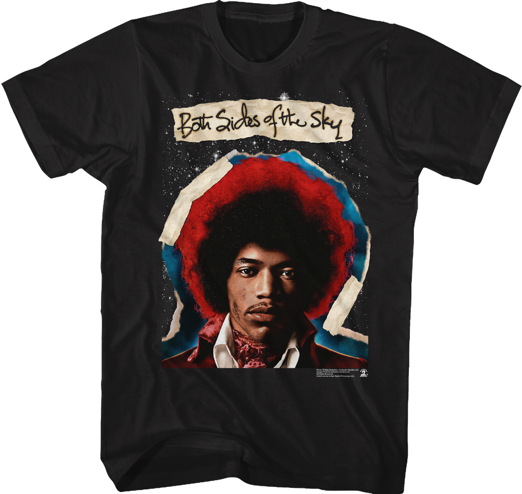 Both Sides Sky Jimi Hendrix T-Shirts, Hoodie, Sweatshirt