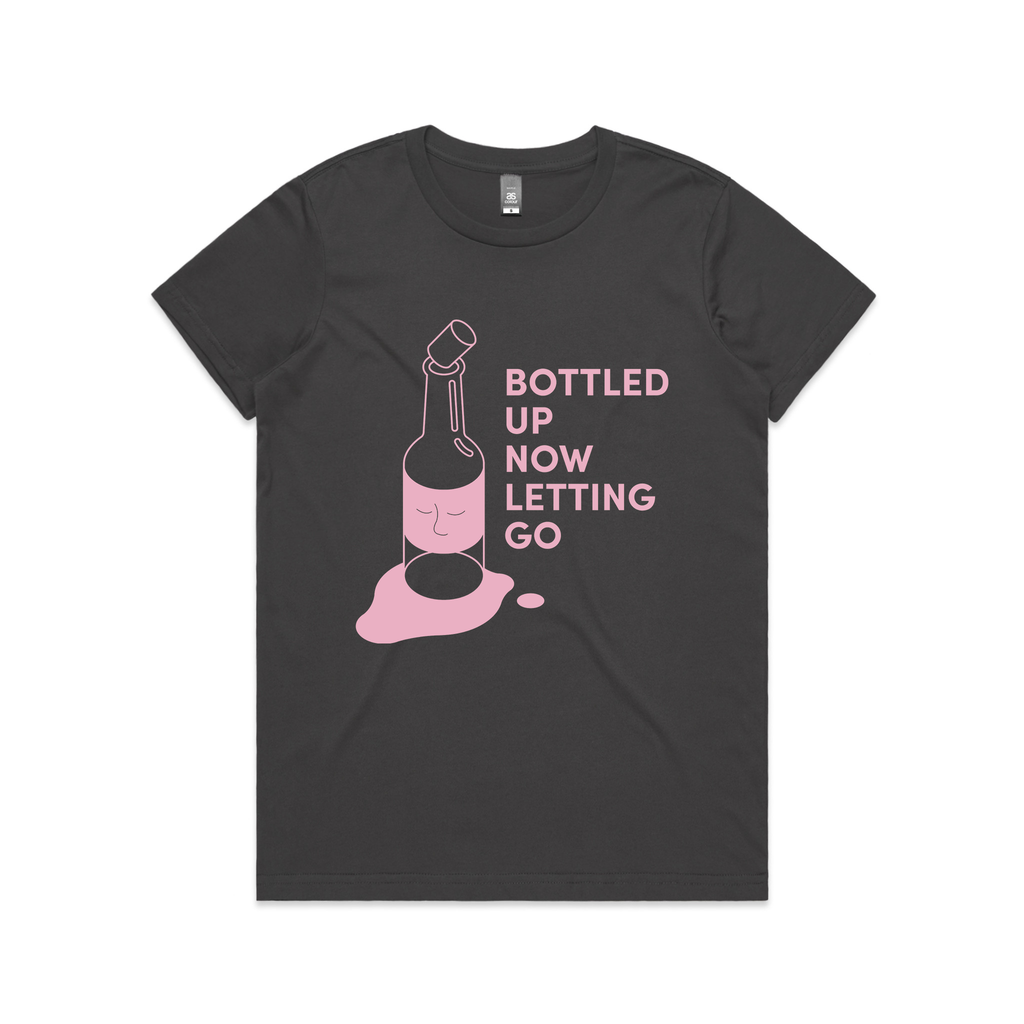 Bottled Up Now Letting Go Tee Hoodie, Sweatshirt | CiraTrend.com (Image 2)