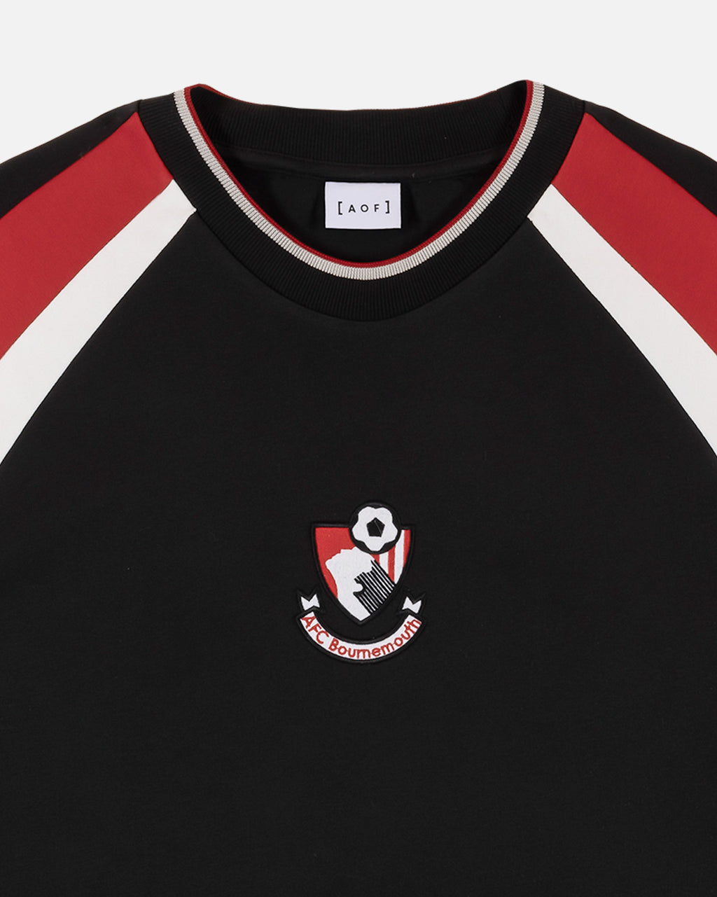 AFC Bournemouth 90s Heavyweight Panelled Tee Hoodie, Sweatshirt | CiraTrend.com (Image 2)