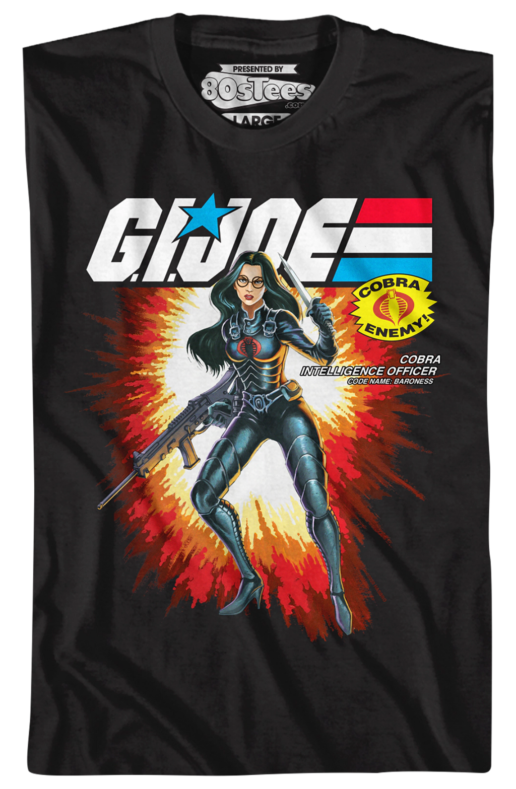 Box Art Baroness GI Joe T-Shirt Hoodie, Sweatshirt | CiraTrend.com (Image 2)