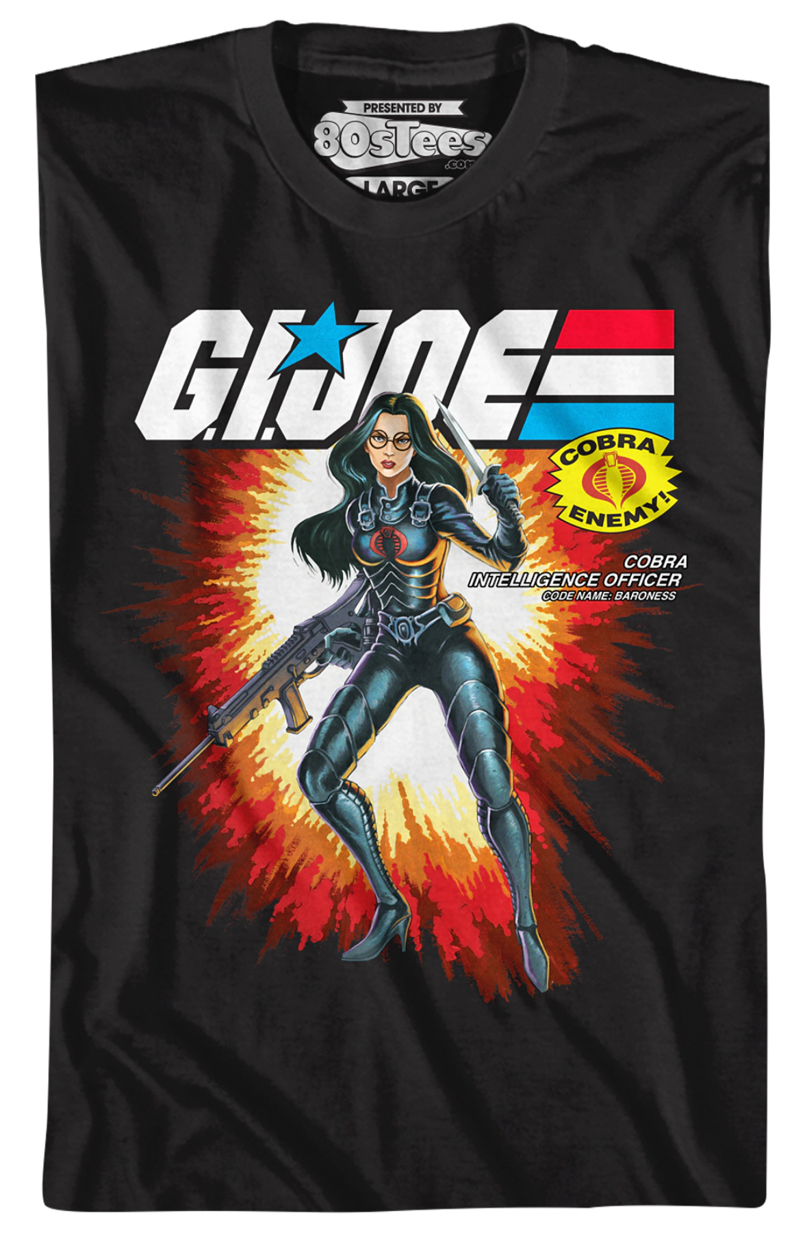 Box Art Baroness GI Joe T-Shirt Hoodie, Sweatshirt | CiraTrend.com (Image 2)