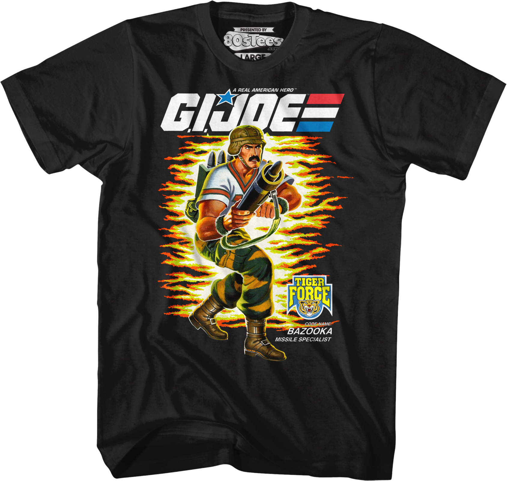 Box Art Bazooka GI Joe T-Shirt Hoodie, Sweatshirt | CiraTrend.com (Image 1)