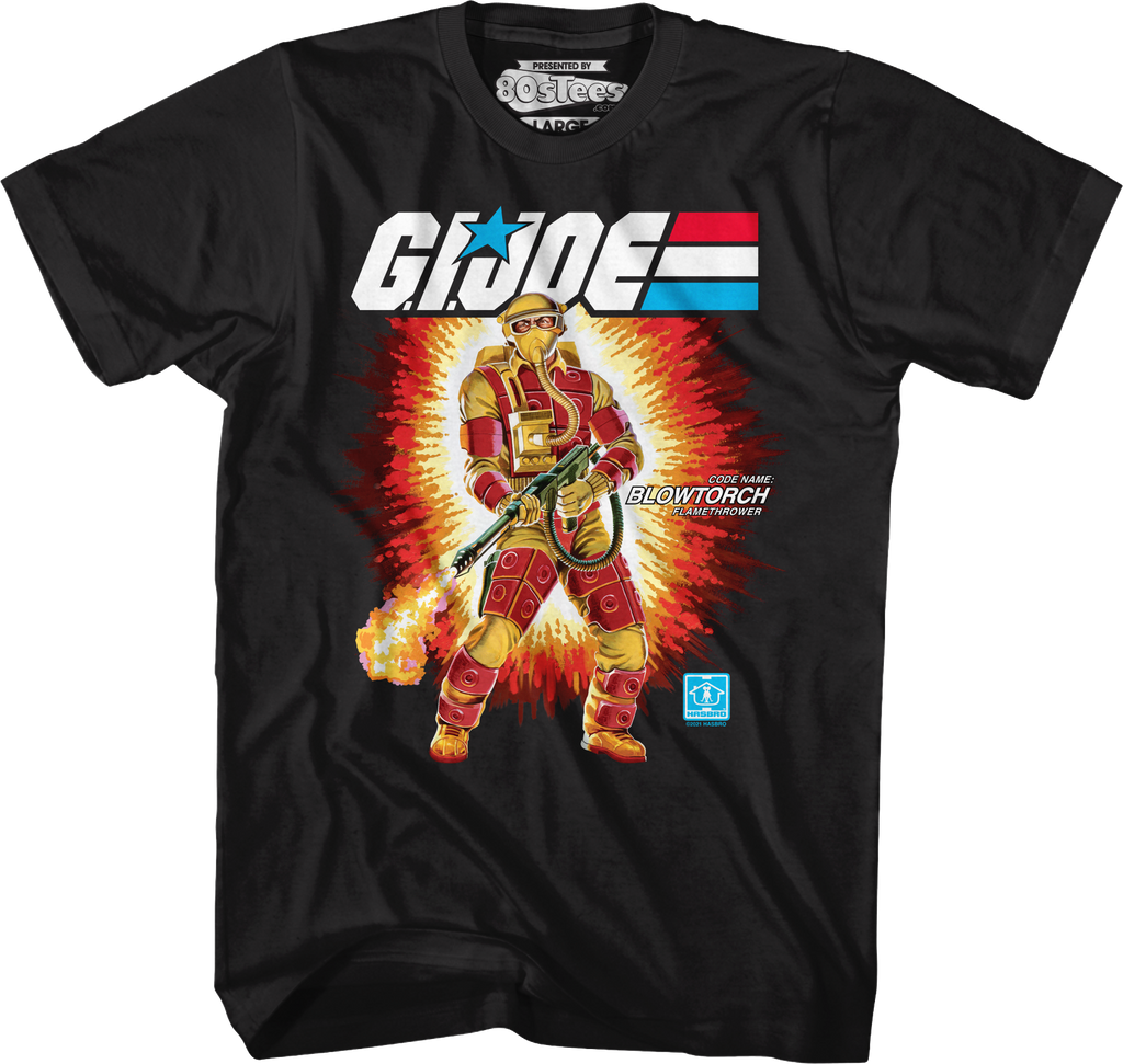 Box Art Blowtorch GI Joe T-Shirt Hoodie, Sweatshirt | CiraTrend.com (Image 1)