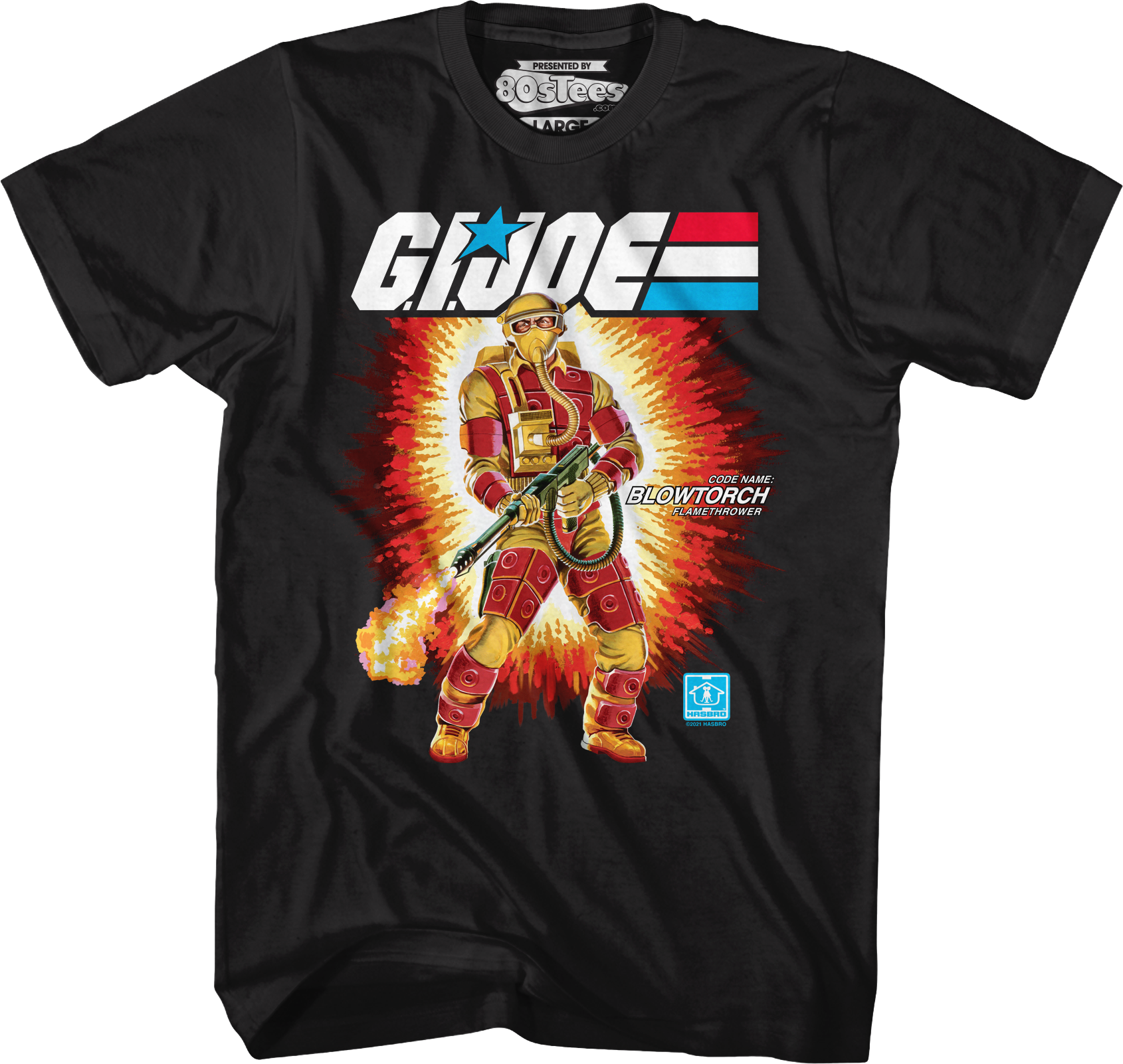Box Art Blowtorch GI Joe T-Shirt Hoodie, Sweatshirt | CiraTrend.com (Image 1)