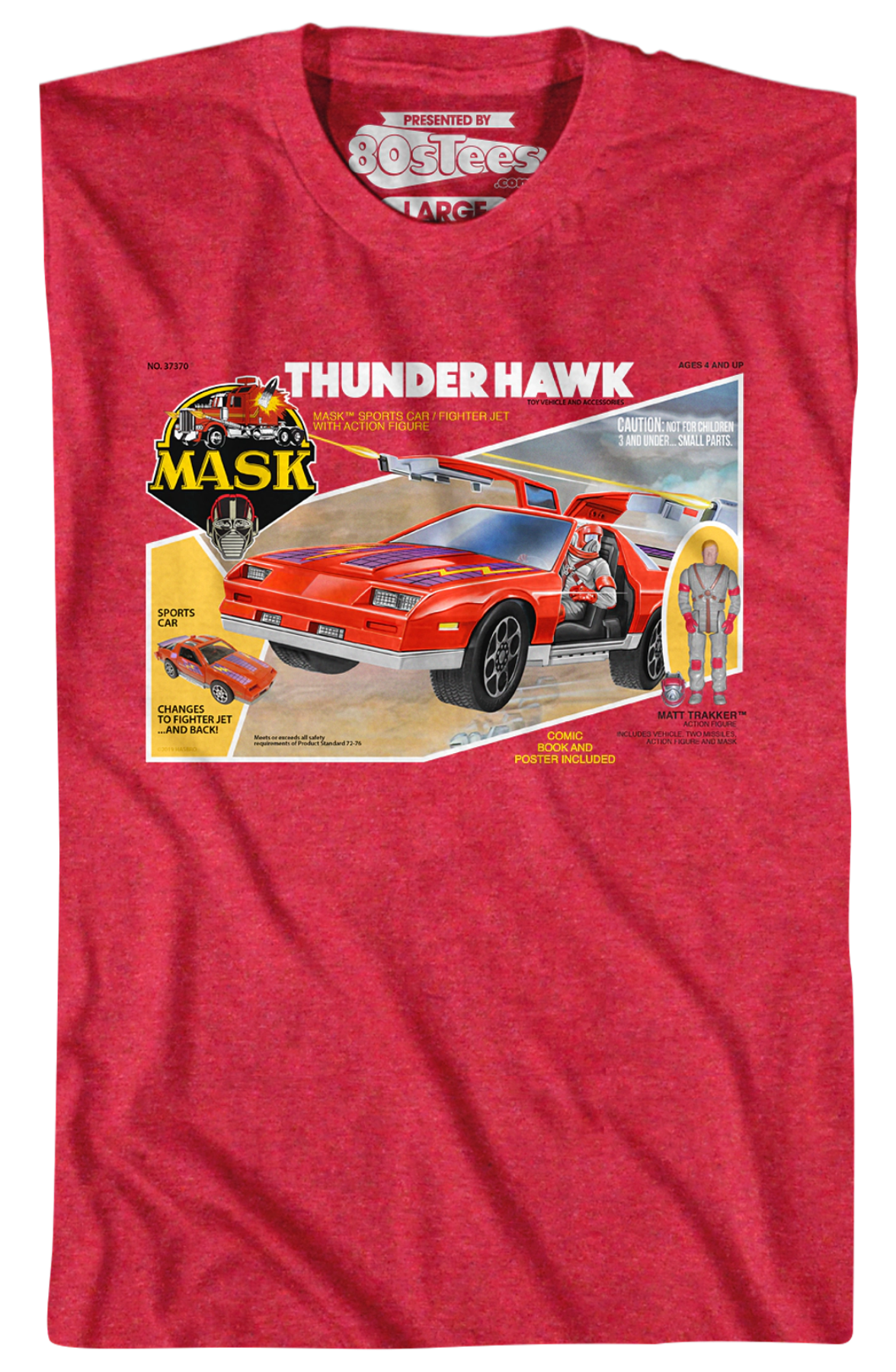 Retro Box Art Thunderhawk MASK T-Shirt Hoodie, Sweatshirt | CiraTrend.com (Image 2)