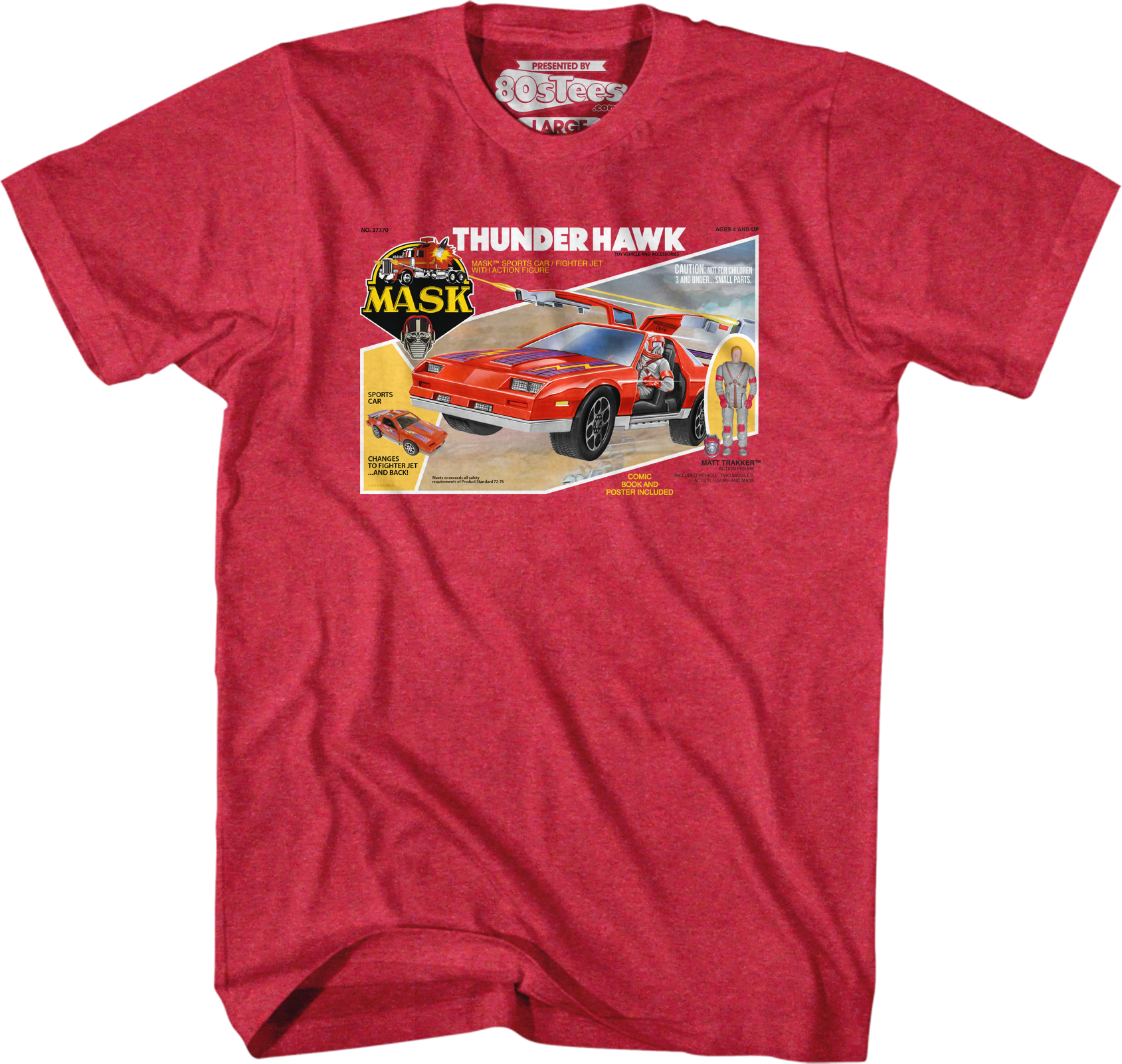 Retro Box Art Thunderhawk MASK T-Shirt Hoodie, Sweatshirt | CiraTrend.com (Image 1)