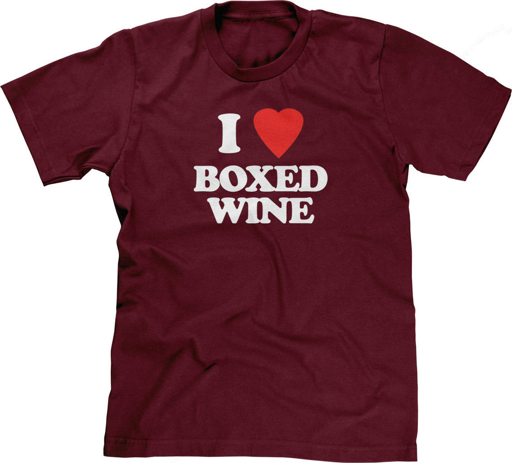 I Love Boxed Wine T-Shirt Hoodie, Sweatshirt | CiraTrend.com (Image 1)