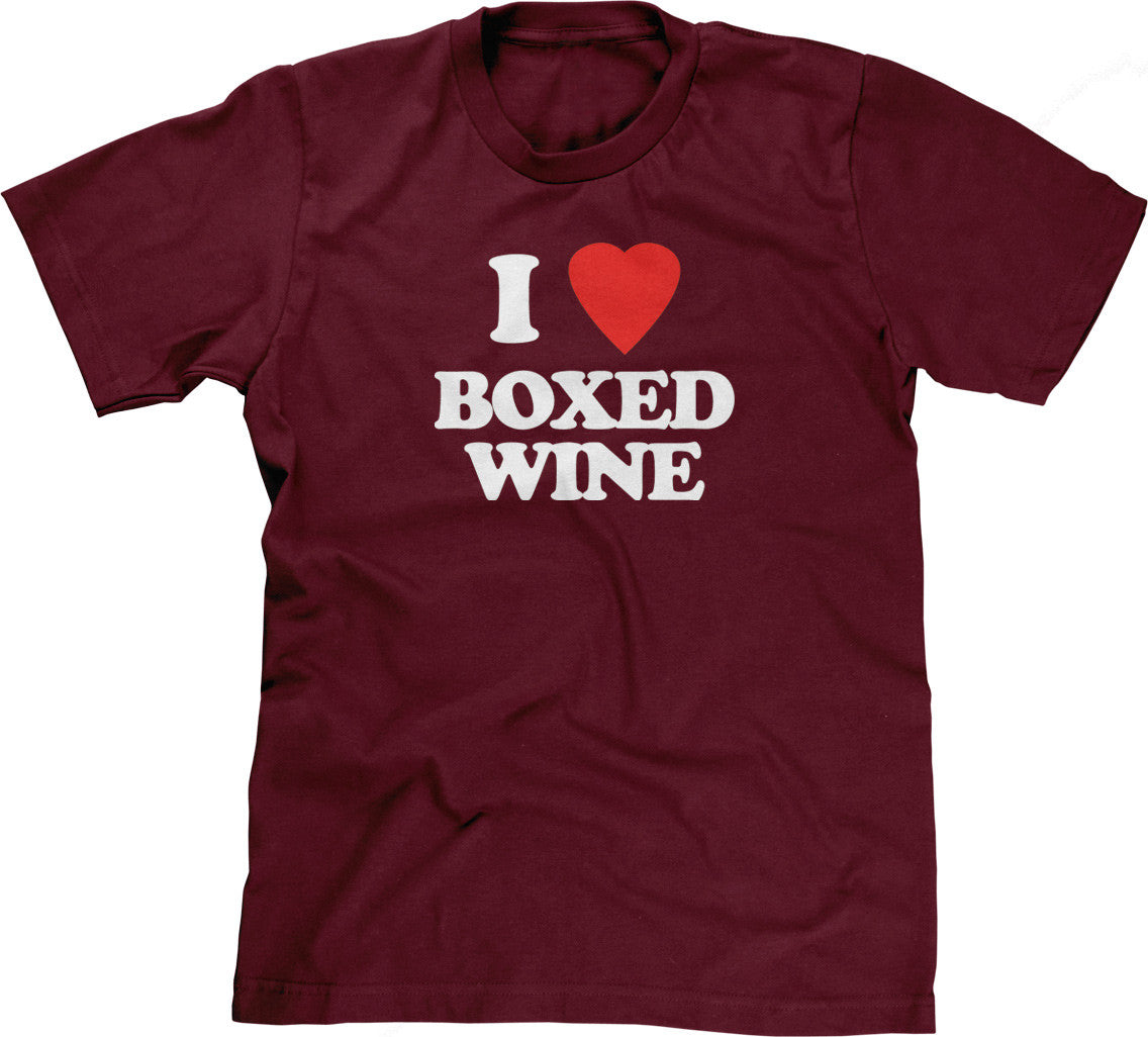 I Love Boxed Wine T-Shirt Hoodie, Sweatshirt | CiraTrend.com (Image 1)