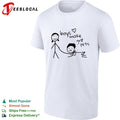 boys make gr8 pets stick figure doodle minimalist shirt