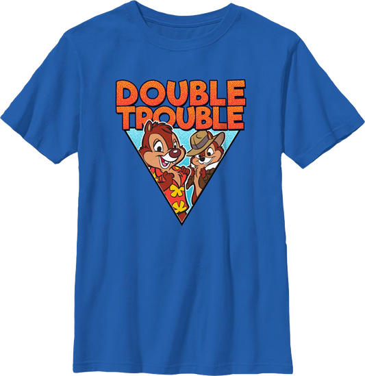 Boys Youth Retro Double Trouble Chip 'n Dale Rescue Rangers Shirt