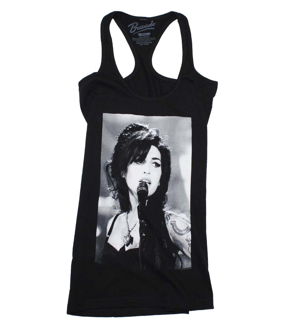 Amy Winehouse Live Shot Womens Juniors Racerback Tank Top Shirt Hoodie, Sweatshirt | CiraTrend.com